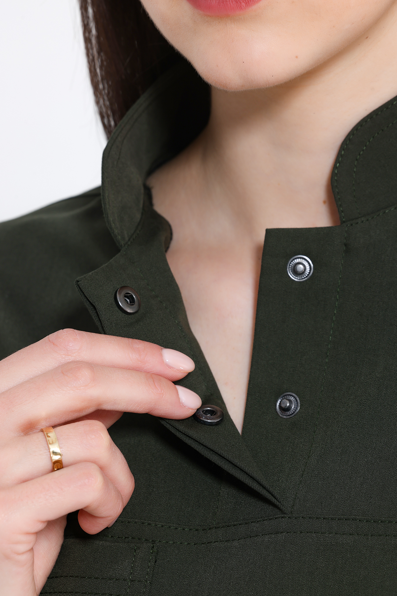 tesettür scrubs üst siyah - 2