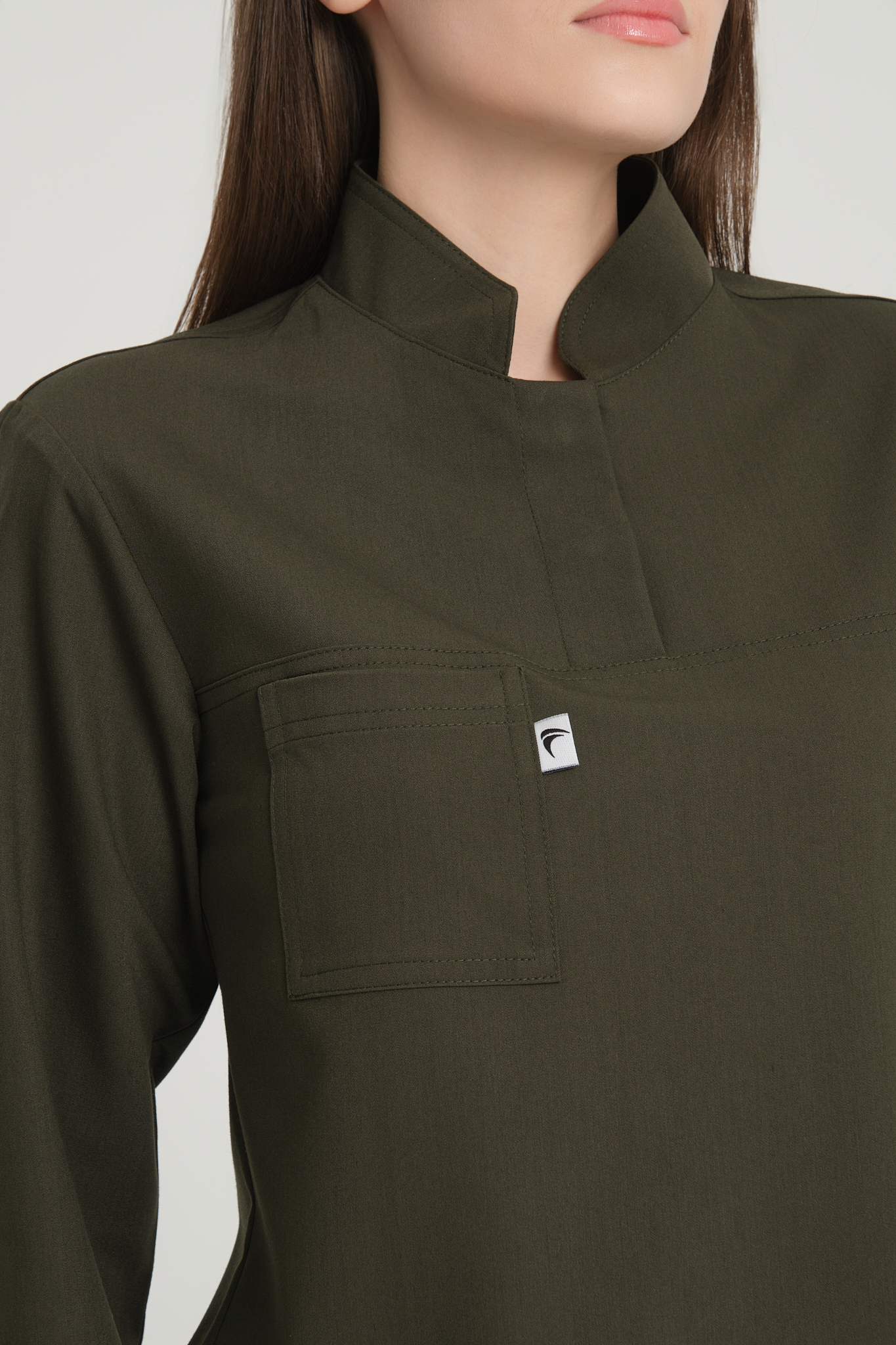 tesettür scrubs üst siyah - 4